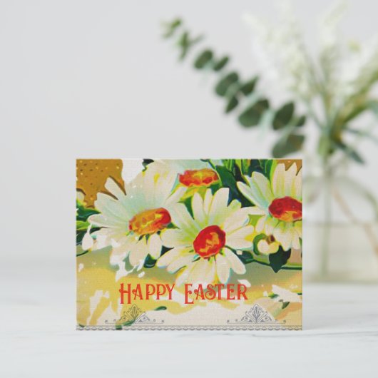 Briefkaart  paasdagen (Staand voorkant)