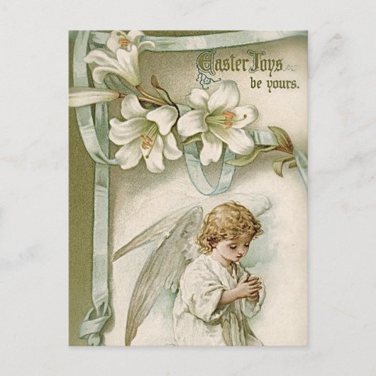 Briefkaart: Paasvreugde Feestdagenkaart (Voorkant)