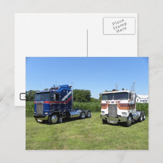 Briefkaart Paccar Cabovers (Voorkant / Achterkant)