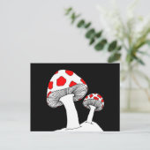 Briefkaart paddenstoel (Staand voorkant)