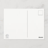 Briefkaart - Paddenstoel Lino afdrukken (Achterkant)