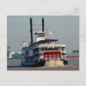 Briefkaart Paddle Steamer Natchez New Orleans LA (Voorkant)