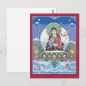 BRIEFKAART Padmasambhava / Guru Rinpoche (Voorkant / Achterkant)