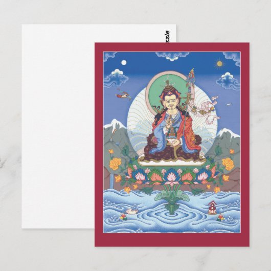 BRIEFKAART Padmasambhava / Guru Rinpoche (Voorkant / Achterkant)