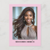 Briefkaart Pageant Essentials Autograph Photo Card (Voorkant)