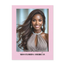 Briefkaart Pageant Essentials Autograph Photo Card