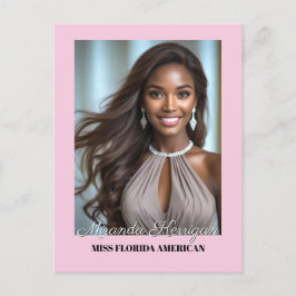 Briefkaart Pageant Essentials Autograph Photo Card