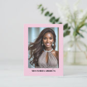 Briefkaart Pageant Essentials Autograph Photo Card (Staand voorkant)