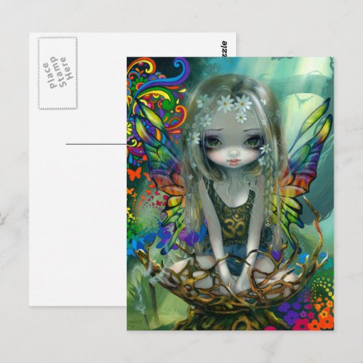 briefkaart "Paisley" (Voorkant / Achterkant)