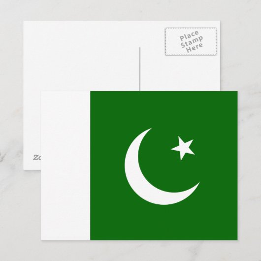 Briefkaart Pakistan (Voorkant / Achterkant)