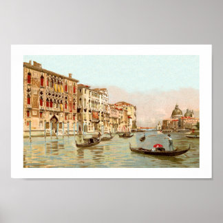  Briefkaart Palazzo Franchetti Venezia Venice Poster
