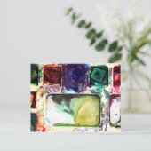 Briefkaart PALETTE COLORS (Staand voorkant)