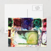 Briefkaart PALETTE COLORS (Voorkant / Achterkant)