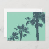 Briefkaart palmbomen (Voorkant / Achterkant)