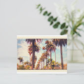 Briefkaart  palmboom (Staand voorkant)