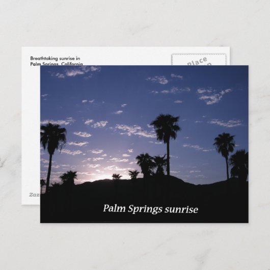 Briefkaart ~ Palmspuiten (Voorkant / Achterkant)