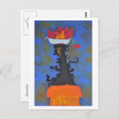 Briefkaart Palnasera y rosas (Voorkant / Achterkant)