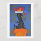 Briefkaart Palnasera y rosas (Voorkant)