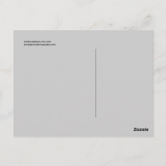 Briefkaart Panda en Sushi (Achterkant)