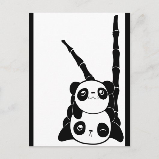 Briefkaart Panda Pile (Voorkant)