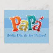 Briefkaart - Papá ¡Feliz Día de los Padres! (Voorkant)
