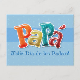 Briefkaart - Papá ¡Feliz Día de los Padres!