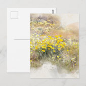 Briefkaart papaver (Voorkant / Achterkant)