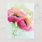 Briefkaart - papavers (Voorkant)