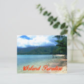 Briefkaart Paradise Travel (Staand voorkant)