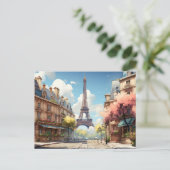 Briefkaart Parijs (Staand voorkant)