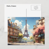 Briefkaart Parijs (Voorkant / Achterkant)