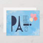 Briefkaart Parijs (Voorkant / Achterkant)