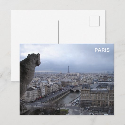Briefkaart Parijs (Voorkant / Achterkant)