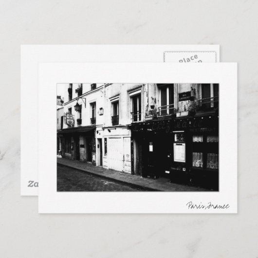 Briefkaart Parijs (Voorkant / Achterkant)