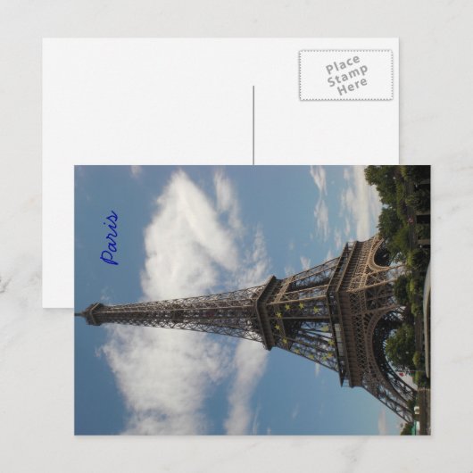 Briefkaart Parijs (Voorkant / Achterkant)