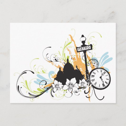 Briefkaart Parijs (Voorkant)