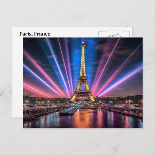 Briefkaart Parijs (Voorkant / Achterkant)