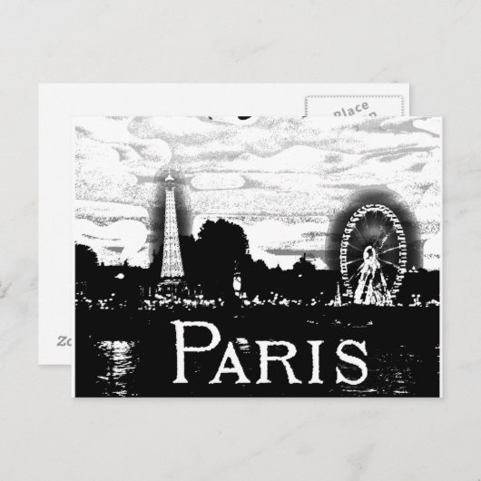 Briefkaart Parijs (Voorkant / Achterkant)