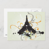 Briefkaart Parijs (Voorkant / Achterkant)