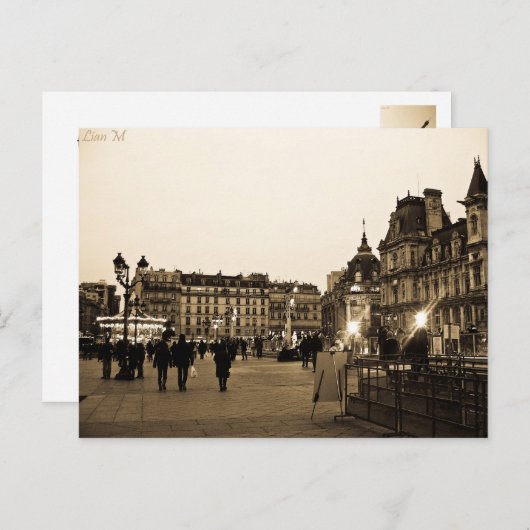 Briefkaart Parijs (Voorkant / Achterkant)