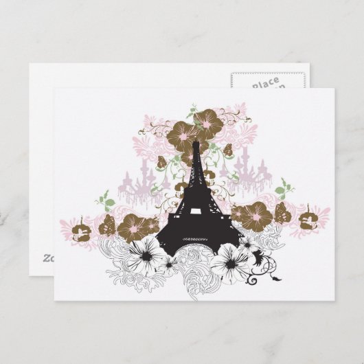 Briefkaart Parijs (Voorkant / Achterkant)