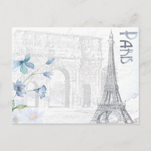 Briefkaart/Parijs Briefkaart (Voorkant)
