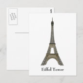 Briefkaart: Parijs: Eiffeltoren Briefkaart (Voorkant / Achterkant)