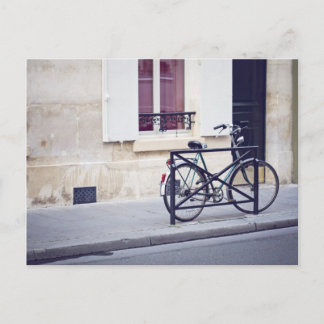 Briefkaart Parijs fiets