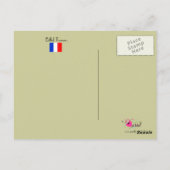 Briefkaart Parijs Frankrijk (Achterkant)