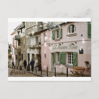 Briefkaart, Parijs Monmartre Briefkaart