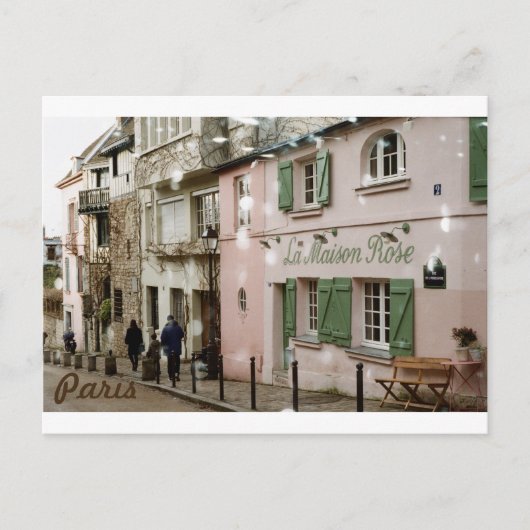 Briefkaart, Parijs Monmartre Briefkaart (Voorkant)