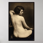 Briefkaart Parijs Poster (Voorkant)