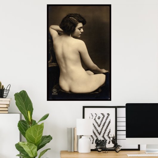 Briefkaart Parijs Poster (Thuiskantoor)