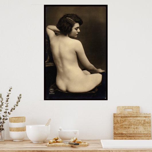 Briefkaart Parijs Poster (Keuken)